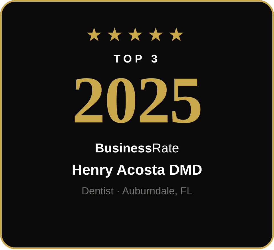 Top 3 Dentists 2025 – Dr. Henry Acosta